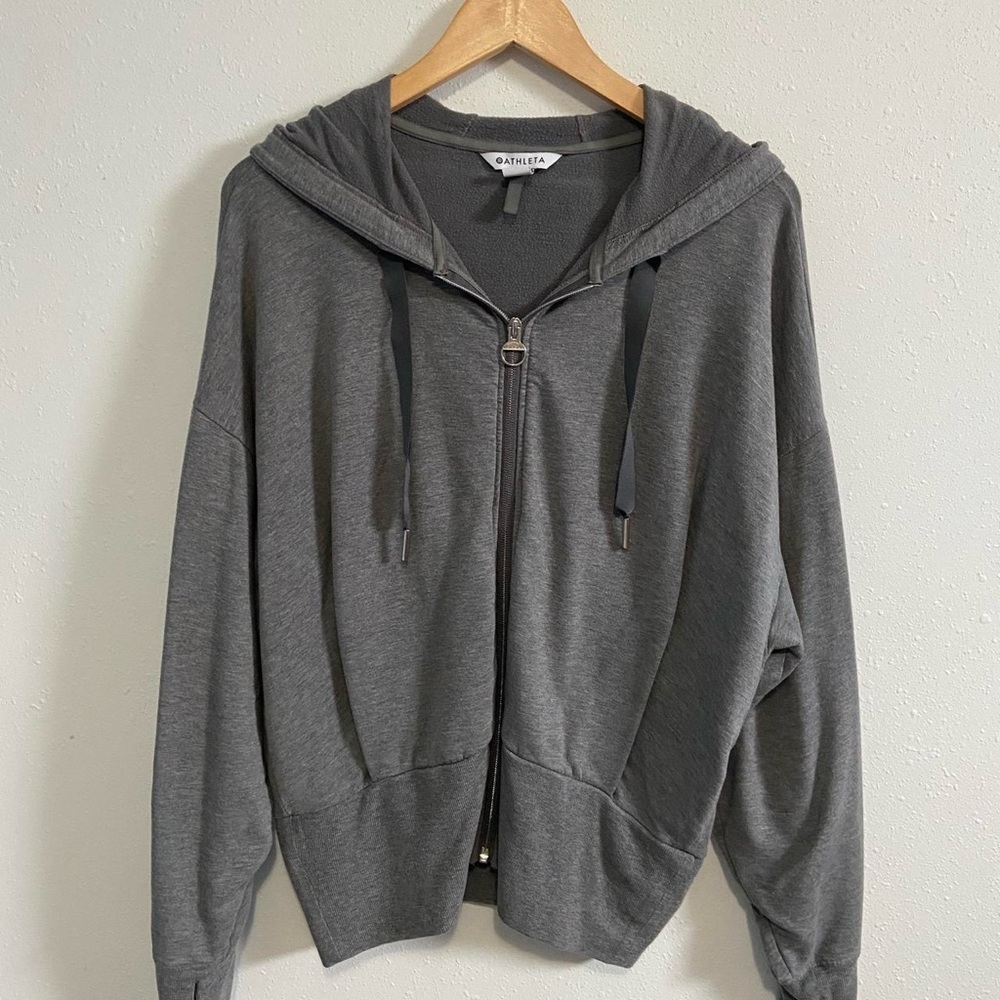 Athleta Balance Zip Sweatshirt Hoodie - Picture 4 of 8